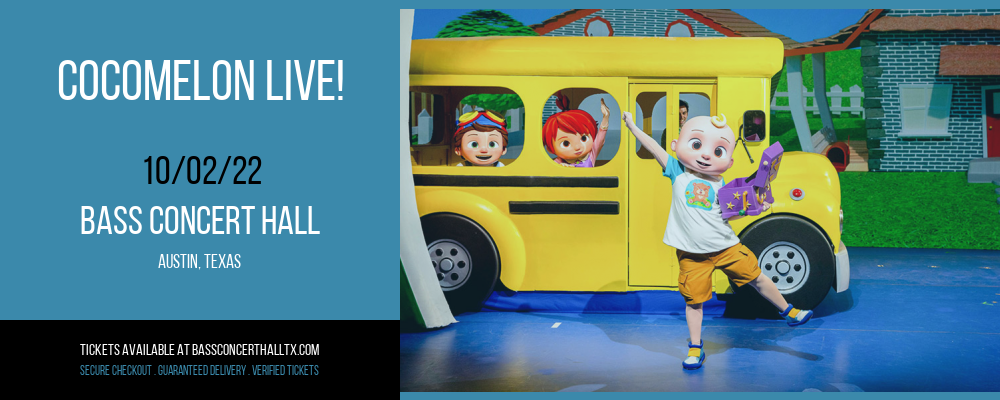 CoComelon Live! at Bass Concert Hall tickets CoComelon Live! at Bass Concert Hall