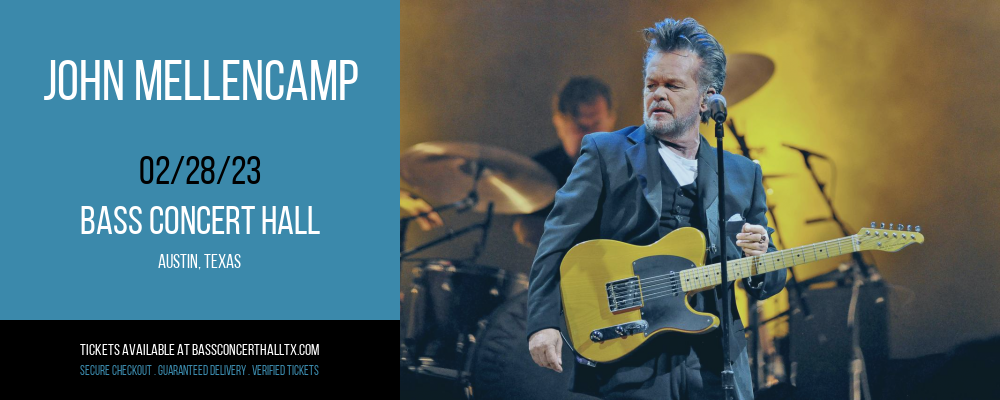 John Mellencamp at Bass Concert Hall