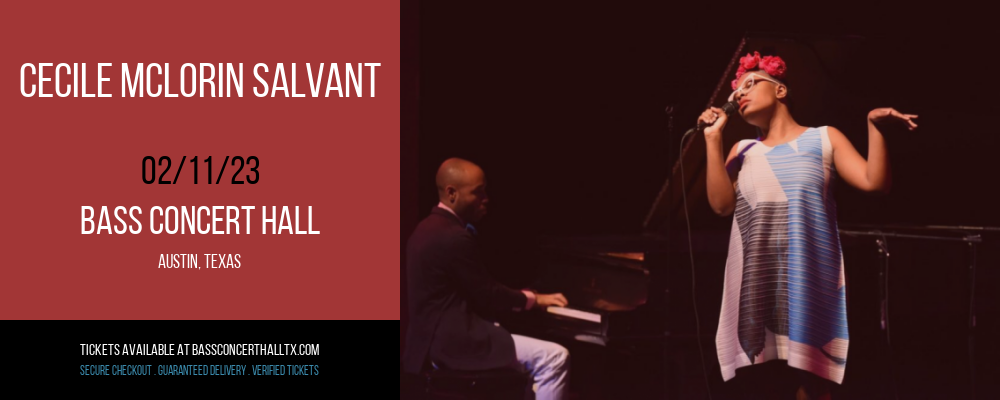 Cecile McLorin Salvant at Bass Concert Hall tickets Cecile McLorin Salvant at Bass Concert Hall