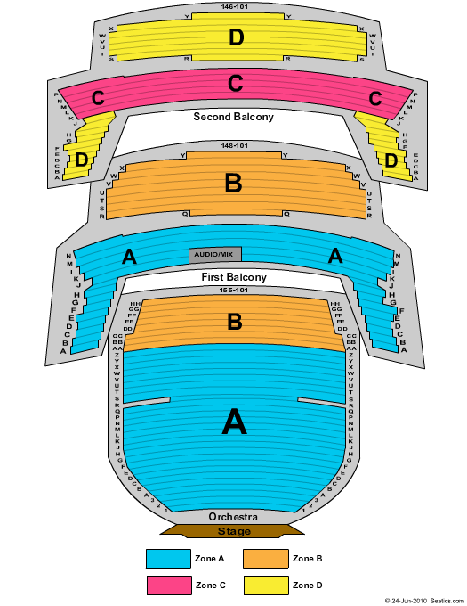 bass concert hall seating chart