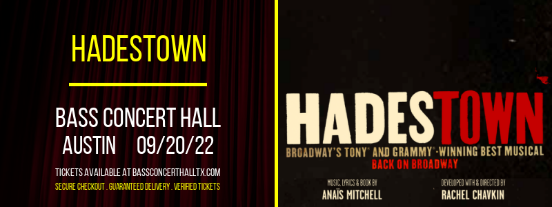 Hadestown at Bass Concert Hall tickets Hadestown at Bass Concert Hall