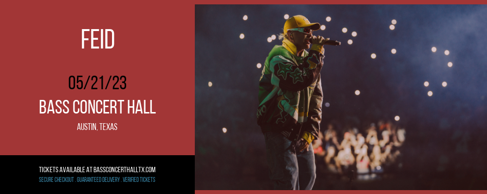 Feid at Bass Concert Hall tickets Feid at Bass Concert Hall