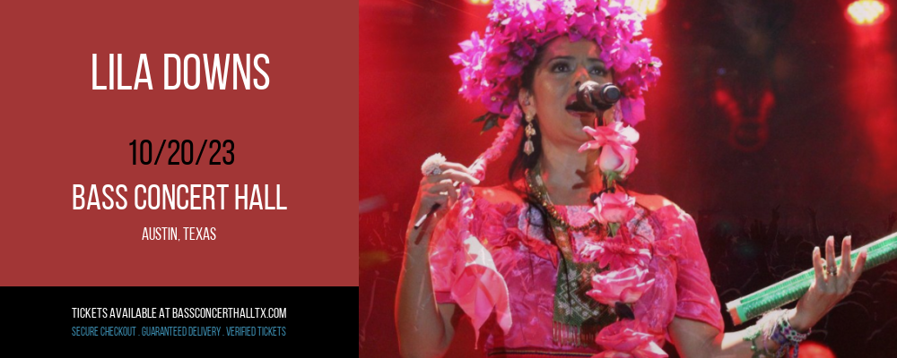 Lila Downs at Bass Concert Hall