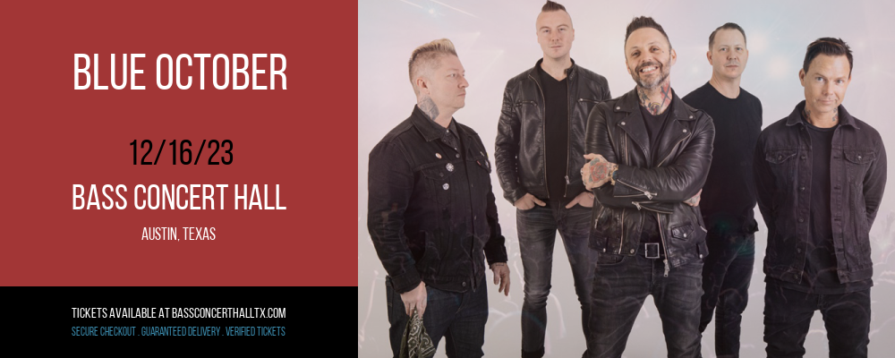 Blue October at Bass Concert Hall