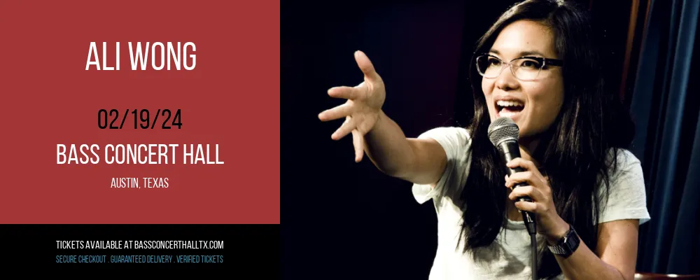 Ali Wong at Bass Concert Hall