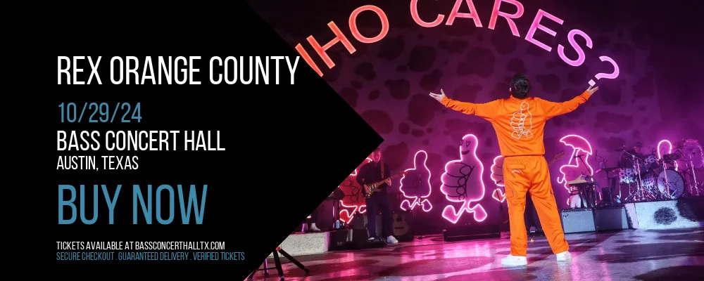 Rex Orange County at Bass Concert Hall