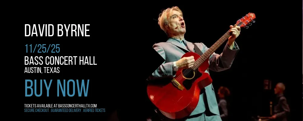 David Byrne at Bass Concert Hall