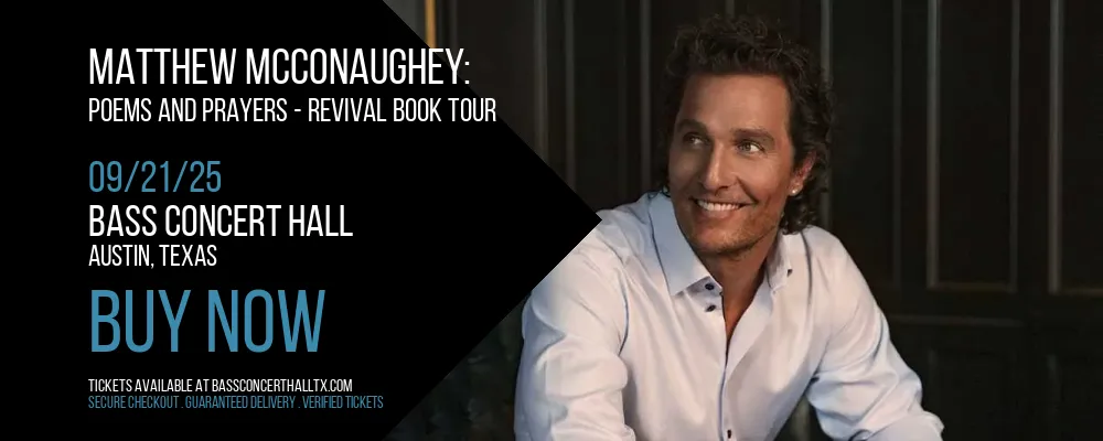 Matthew McConaughey at Bass Concert Hall