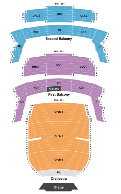 bass concert hall seating chart