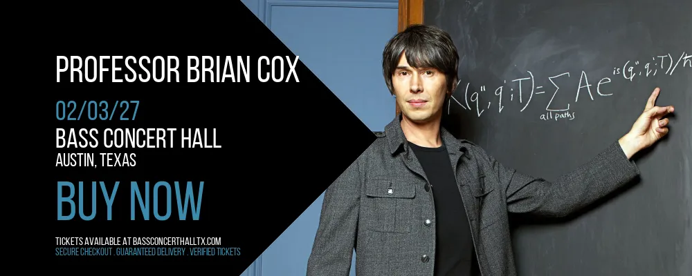 Professor Brian Cox at Bass Concert Hall